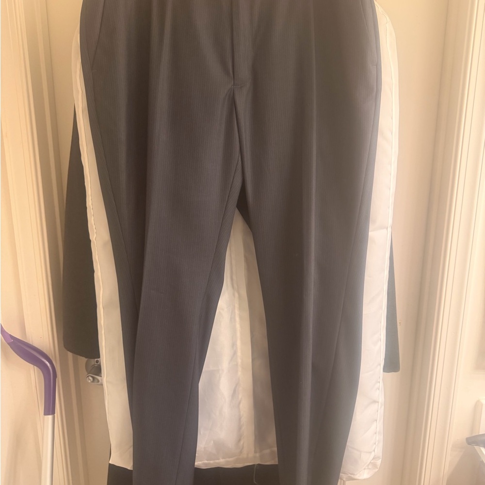 Perry Ellis Men's Black Dress Pants